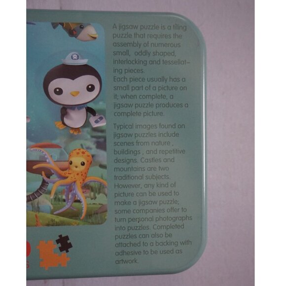 Octonauts Kids Wooden Jigsaw Puzzle Tin – 100 Pieces - Picture 4 of 4